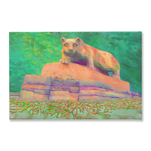 Nittany Lion Statue Canvas Print "Roots"
