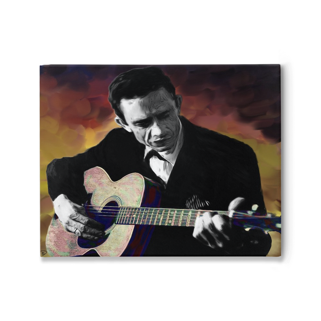 Johnny Cash Canvas Print 