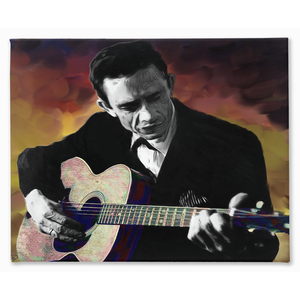 Johnny Cash Canvas Print "Johnny Cash"