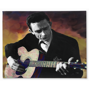 Johnny Cash Canvas Print "Johnny Cash"