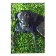 Load image into Gallery viewer, Black Lab Dog Canvas Print