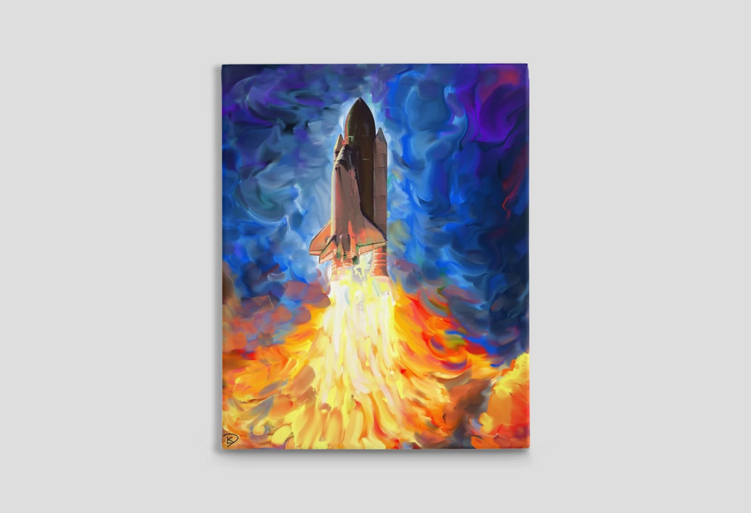 Space Shuttle Canvas Print 