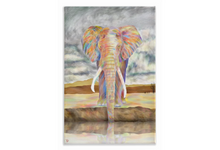 Load image into Gallery viewer, Elephant Canvas Print &quot;Elephant Reflection&quot;