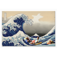 Load image into Gallery viewer, Great Wave Rum Ham Canvas Print