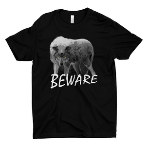 Wolf In Sheeps Clothing Unisex T-Shirt "Beware"