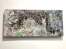 Load image into Gallery viewer, Snow Leopard Aluminum Print &quot;Visions&quot;