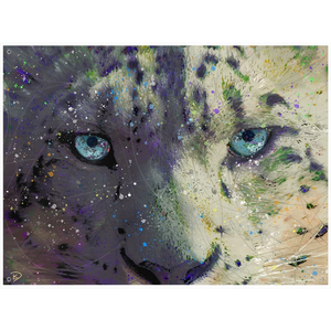Snow Leopard Wall Tapestry "Enjoy The Silence"
