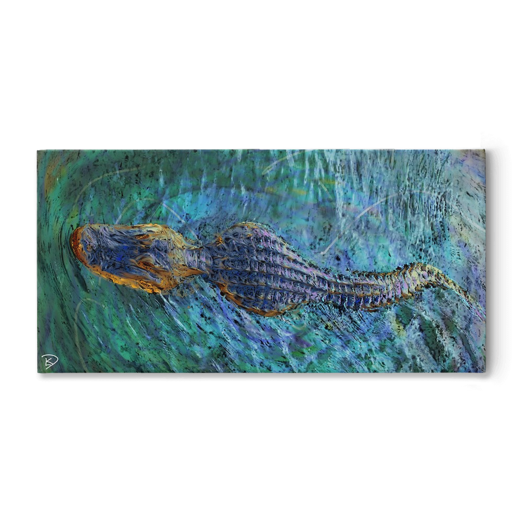 Crocodile Canvas Print 