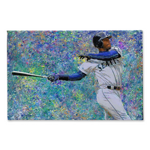 Load image into Gallery viewer, Ken Griffey Jr Canvas Print &quot;The Swing&quot;