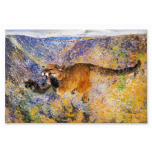 Load image into Gallery viewer, Mountain Lion Canvas Print &quot;Timing&quot;