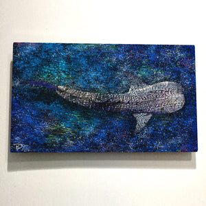 Whale Shark Aluminum Print "Solitary Soul"