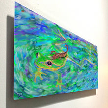 Load image into Gallery viewer, Frog Aluminum Print &quot;Scorpion and the Frog&quot;