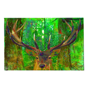 Deer Canvas Print "Red Stag Rival"