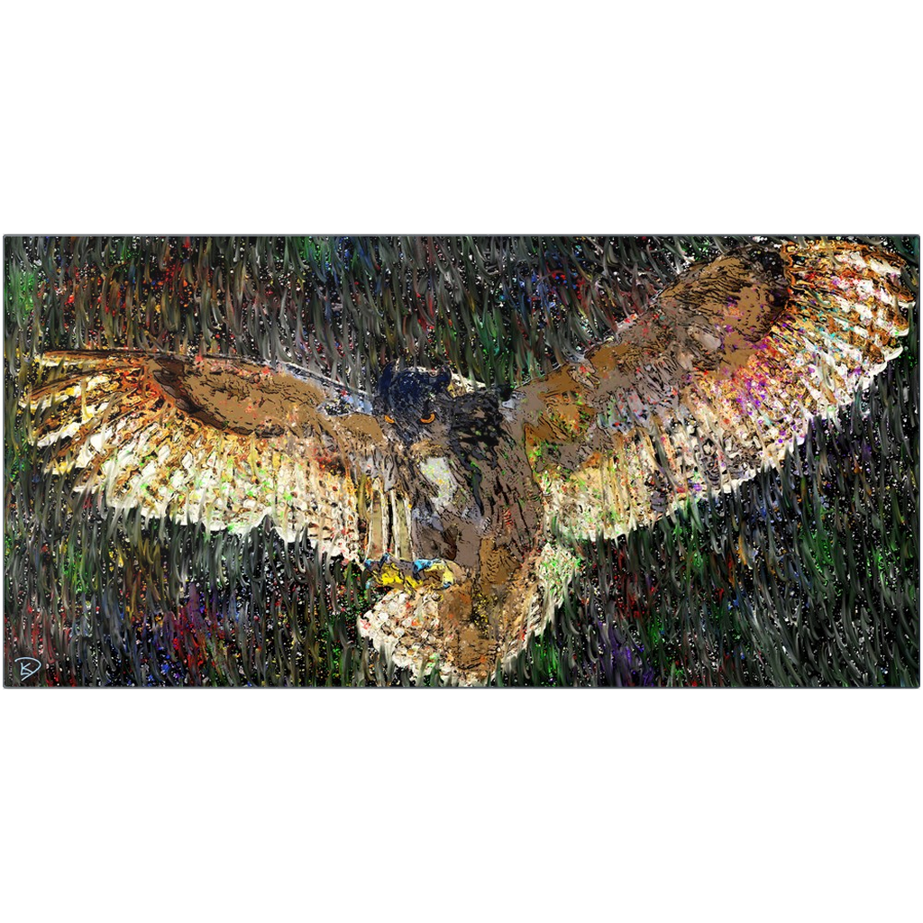 Eurasian Eagle Owl Aluminum Print 