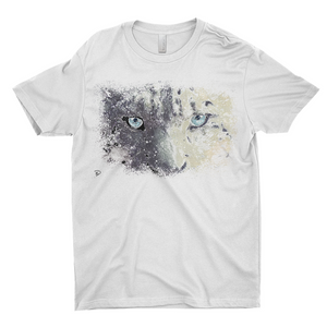 Snow Leopard Unisex T-shirt "Enjoy The Silence"