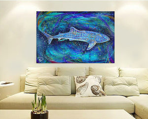 Whale Shark Canvas Print "Whale Shark"