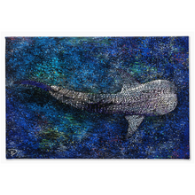 Load image into Gallery viewer, Whale Shark Canvas Print &quot;Solitary Soul&quot;