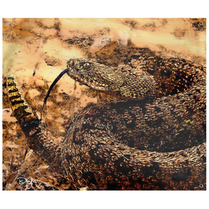 Rattlesnake Tapestry "Don't Tread"