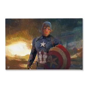 Captain America Canvas Print "Assemble"