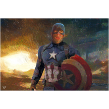 Load image into Gallery viewer, Captain America Poster &quot;Assemble&quot;