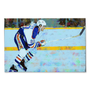 Wayne Gretzky Canvas Print "Number 99"