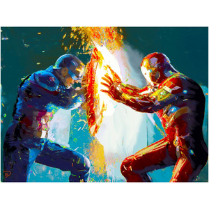Avengers Civil War Poster "Divide and Conquer"