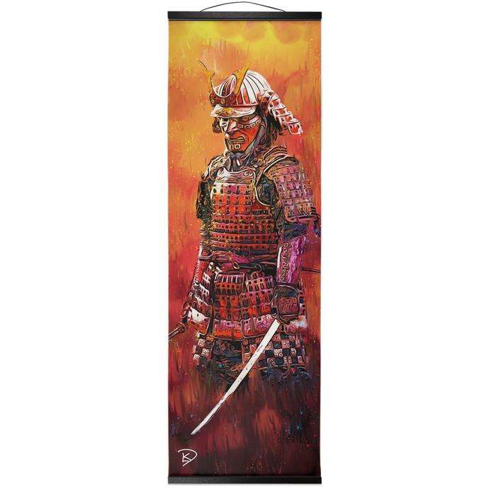 Samurai Hanging Canvas Print 