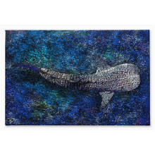 Load image into Gallery viewer, Whale Shark Canvas Print &quot;Solitary Soul&quot;