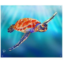Load image into Gallery viewer, Sea Turtle Wall Tapestry &quot;Sea Turtle&quot;