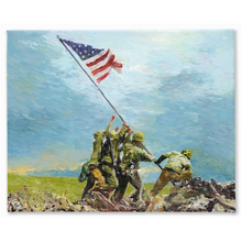 Load image into Gallery viewer, Iwo Jima Canvas Print - ALL Proceeds Donated to Veterans Non Profit