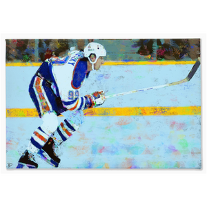 Wayne Gretzky Canvas Print "Number 99"