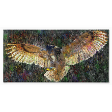 Load image into Gallery viewer, Eurasian Eagle Owl Canvas Print &quot;Fate&quot;