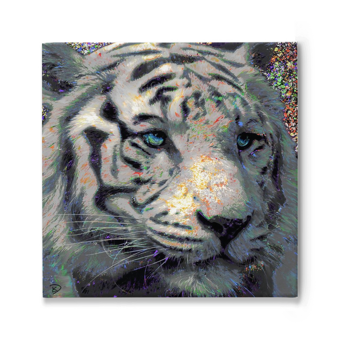 White Tiger Canvas Print 