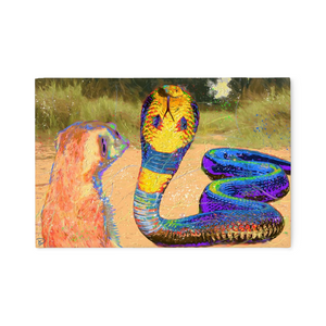 Mongoose vs. Cobra Canvas Print "Rivals"