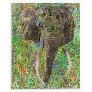 Elephant Canvas Print "Memory"