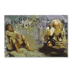 God Will Give Me Justice Canvas Print