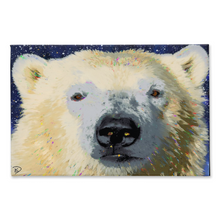 Load image into Gallery viewer, Polar Bear Canvas Print &quot;Mind Over Matter&quot;