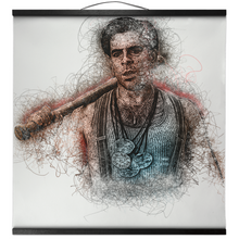 Load image into Gallery viewer, Inglorious Basterds Hanging Canvas Print &quot;Bear Jew&quot;