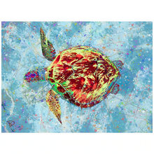 Load image into Gallery viewer, Sea Turtle Wall Tapestry &quot;Sea Wisdom&quot;