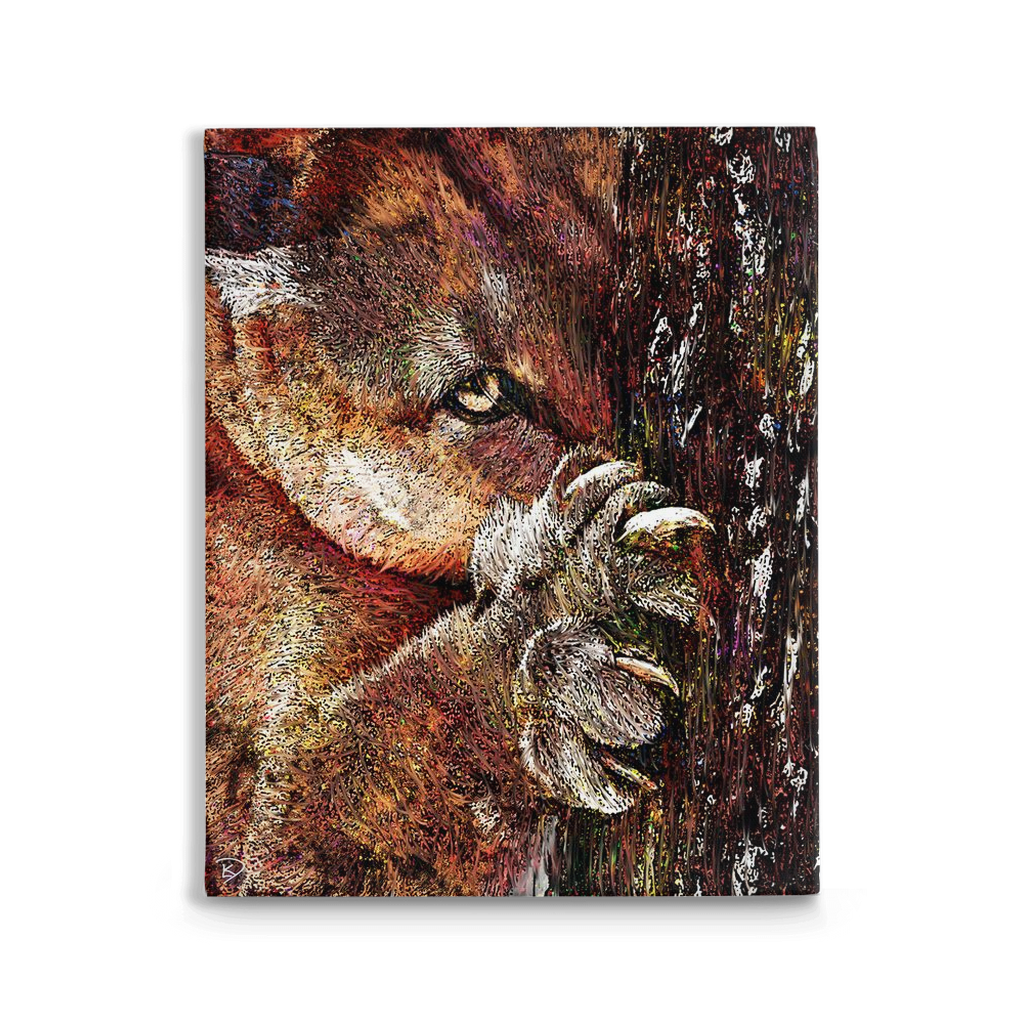 Mountain Lion Claws Canvas Print 
