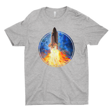 Load image into Gallery viewer, Space Shuttle Unisex T-Shirt &quot;Blast Off&quot;