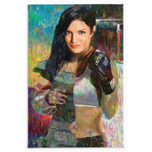 Load image into Gallery viewer, Gina Carano Canvas Print &quot;Rebel&quot;
