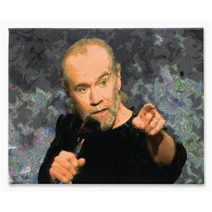 George Carlin Canvas Print "George Carlin"