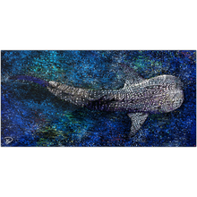 Load image into Gallery viewer, Whale Shark Aluminum Print &quot;Solitary Soul&quot;