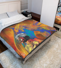 Load image into Gallery viewer, Dragon Throw Blanket &quot;Dragon Thrones&quot;