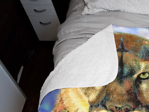 Nittany Lion Throw Blanket "Lion Paw"
