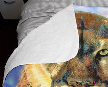 Load image into Gallery viewer, Nittany Lion Throw Blanket &quot;Lion Paw&quot;
