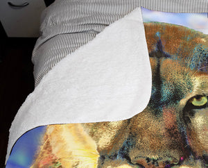 Nittany Lion Throw Blanket "Lion Paw"