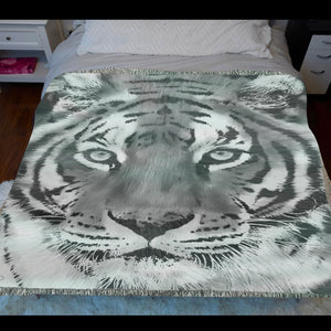 Tiger Woven Blanket