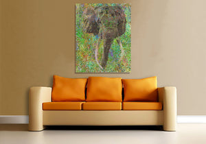 Elephant Canvas Print "Memory"